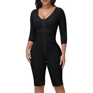 Women's Body Shaper Black Tummy Control Shapewear Post Surgery Garment